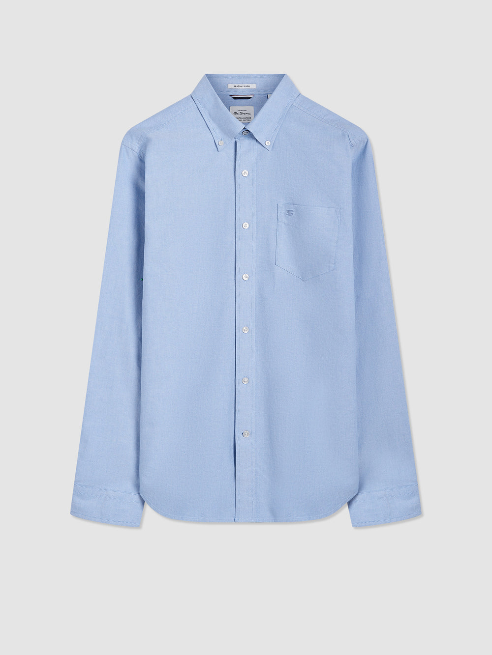 Chemises Ben Sherman Brighton Oxford Organic Bleu | XDS-96769238